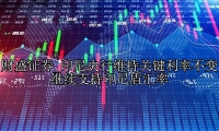 印尼央行维持关键利率不变 继续支持印尼盾汇率